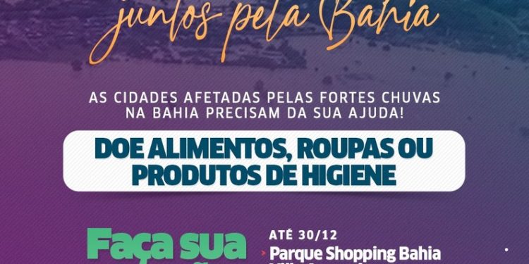 Prefeitura de Lauro de Freitas inicia campanha de arrecadação para ajudar vítimas das chuvas na Bahia