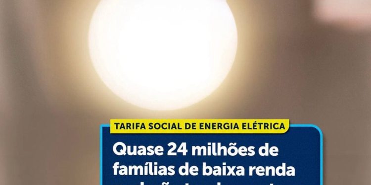 Cadastramento automático na Tarifa Social de Energia Elétrica beneficiará mais 11,5 milhões de famílias