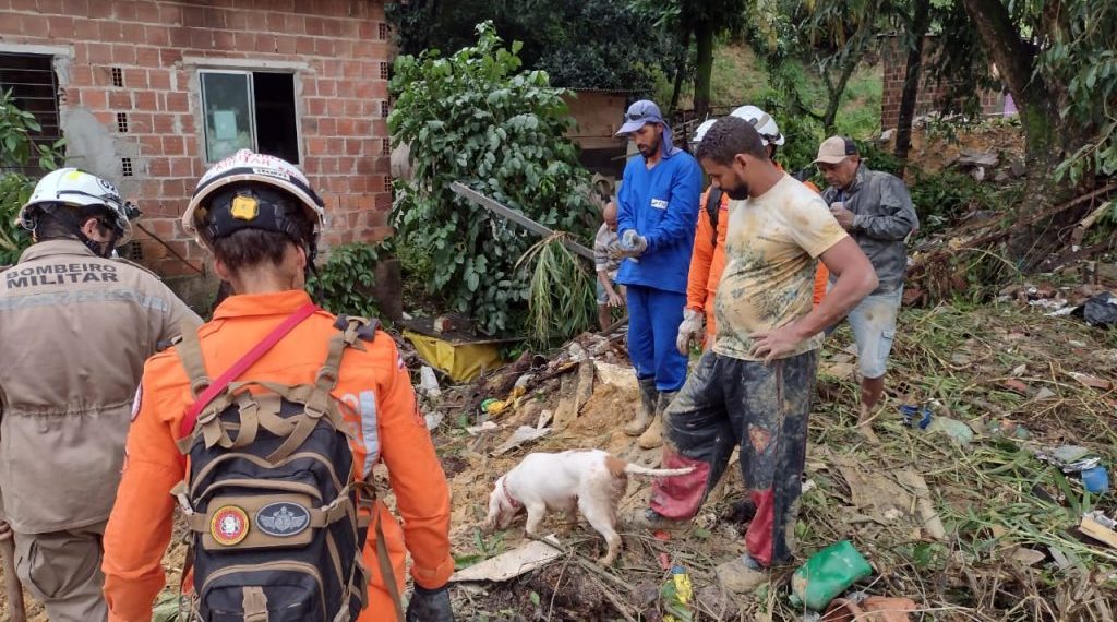 Corpo de Bombeiros da Bahia busca desaparecidos nas enchentes em Pernambuco