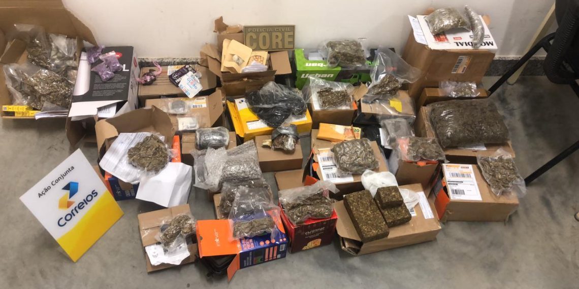 11Kg de drogas são apreendidos na 7ª fase da Operação Correios