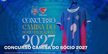 Bahia lança concurso para escolha da camisa exclusiva de sócios da temporada 2027