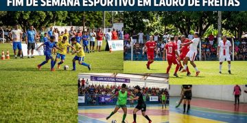 Fim de semana esportivo em Lauro de Freitas reúne futebol de base, veteranos e Copa de Futsal Feminino