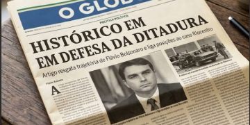 O Globo resgata histórico de Flávio Bolsonaro em defesa da ditadura militar